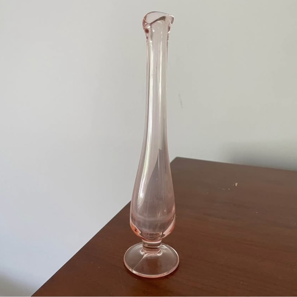 MCM Pale Pink Swung Vase